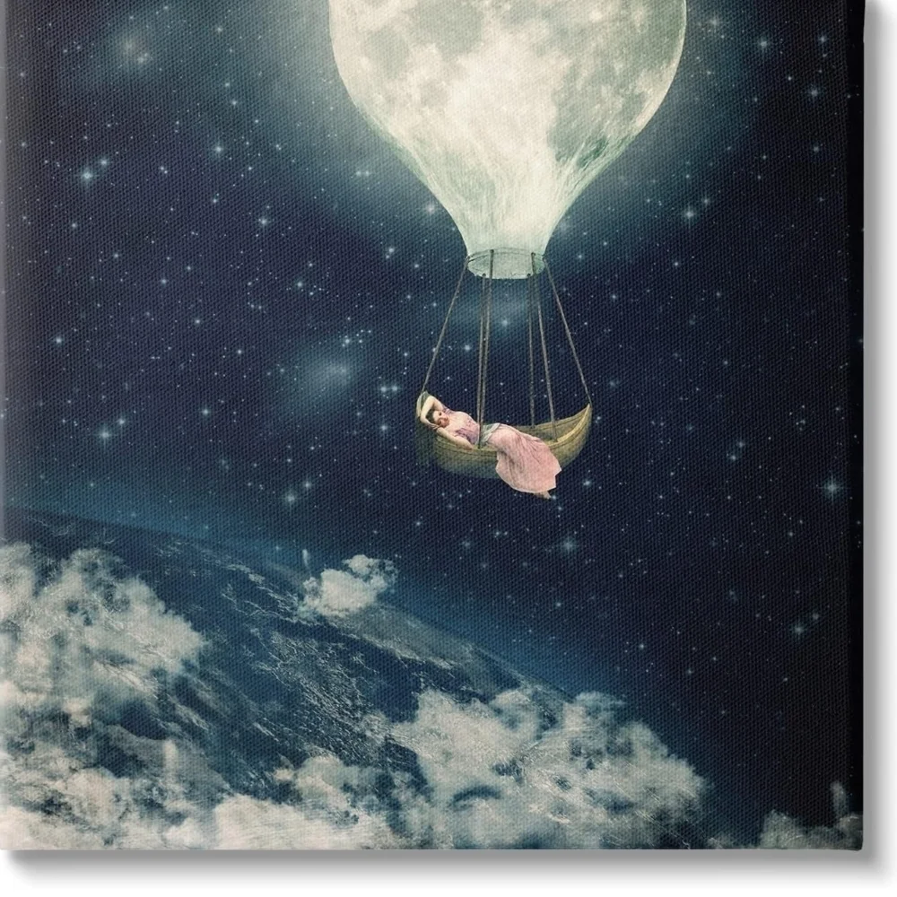 Stupell Hot Air Balloon Canvas Art